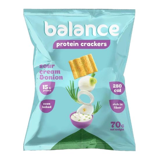 صورة بالنس مقرمشات البروتين بالساور كريم - 70 جم