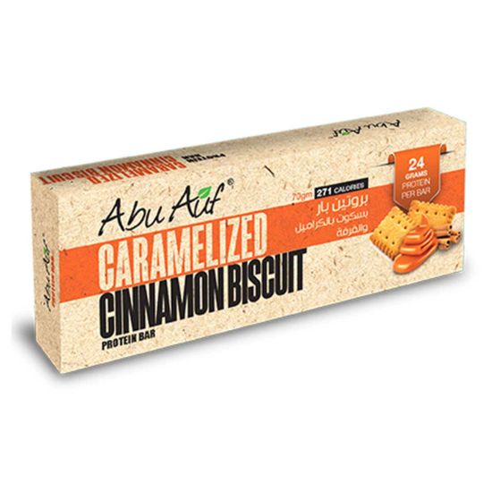 صورة أبو عوف بروتين بار بسكويت بالكراميل - 70 جرام