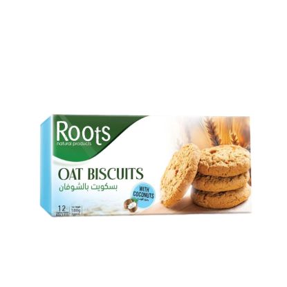 صورة بسكويت الشوفان بجوز الهند رووتس - 12 قطعة بسكويت