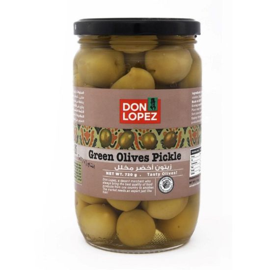 صورة زيتون اخضر مخلل دون لوبيز - 720جم