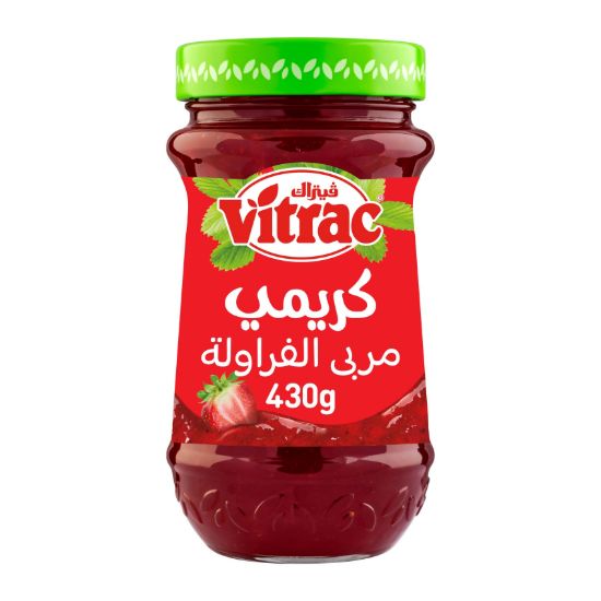 صورة فيتراك مربى فراولة كريمي - 430 جرام