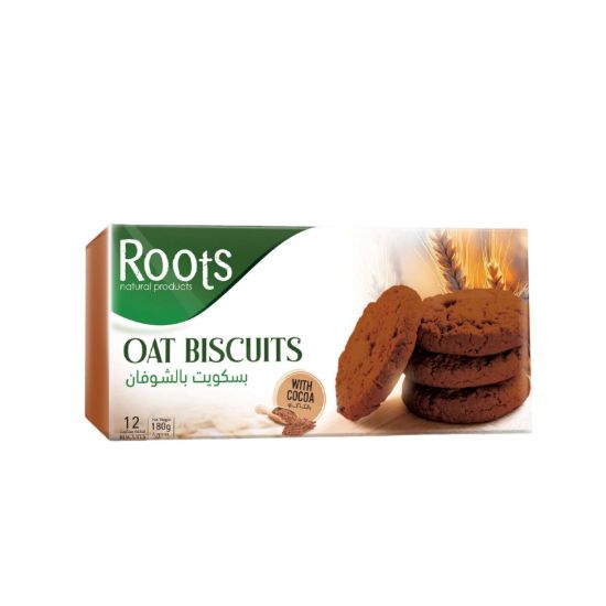 صورة بسكويت الشوفان بالكاكاو رووتس - 12 قطعة بسكويت