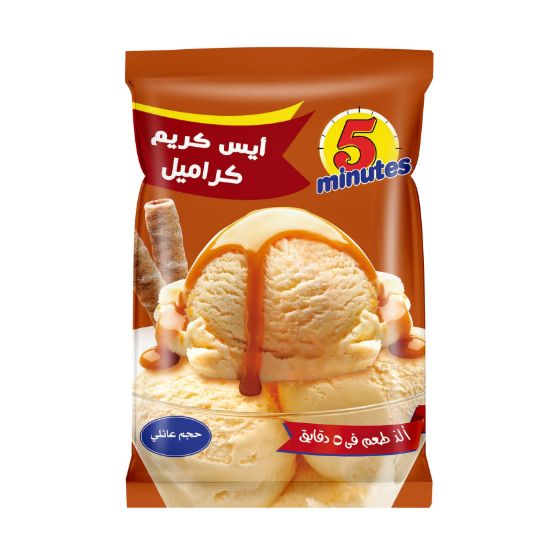 صورة أيس كريم كراميل 5 مينيتس - 200جم