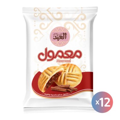 صورة العبد معمول محشو بالعجوة والقرفة - 12 قطعة