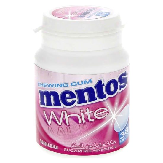 صورة مينتوس لبان أبيض بالفواكه - 38 قطعة