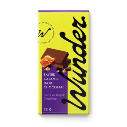 صورة وندر شوكولاتة داكنة بالكراميل المملح - 70 جرام