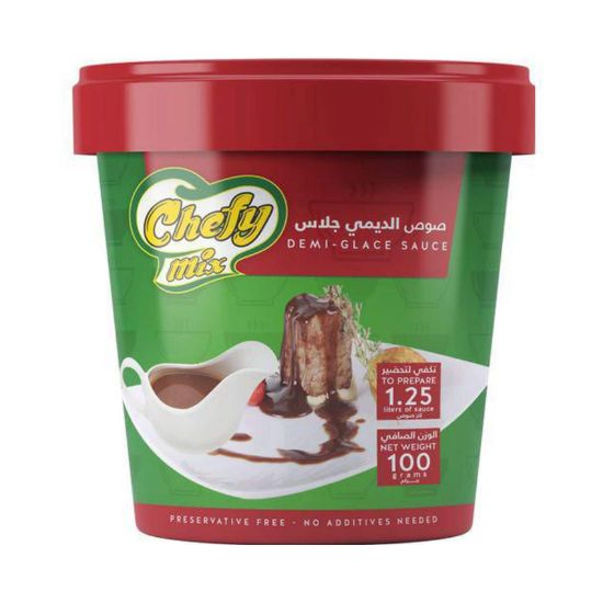 صورة صوص ديمي جلاس شيفي ميكس - 100جرام