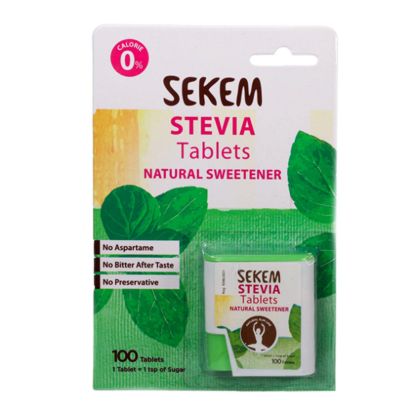 صورة سيكم ستيفيا أقراص من مُحلي طبيعي - 100 قرص
