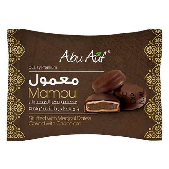 صورة أبو عوف معمول بالتمر ومغطي بالشوكولاتة - 1 قطعة