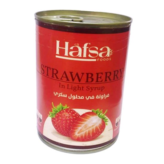 صورة حفصه أنصاف فراولة في محلول سكري - 420 جرام