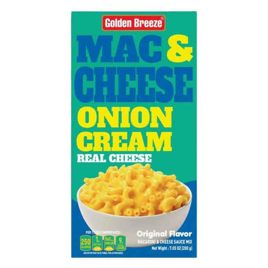 صورة مكرونة جولدن بريز ماك اند تشيز بكريمة البصل - 200 جم