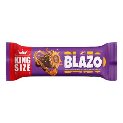 صورة ويفر بليزو مغطى بالشوكولاتة والكراميل حجم كبير