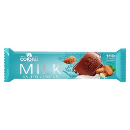 صورة شوكولاتة الحليب كورونا باللوز المملح