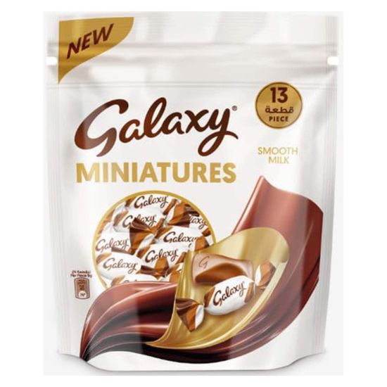 صورة جلاكسي مينيتشرز شوكولاته الحليب الناعمة - 117 جرام