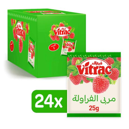 صورة فيتراك مربى فراولة - 25 جرام - 24 كيس