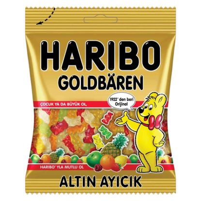 صورة حلوى جيلي هاريبو الذهبية على شكل دببة - 65 جم