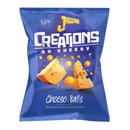صورة جاجوار كريشنز مقرمشات ذرة كرات - جبنة - 63 جرام