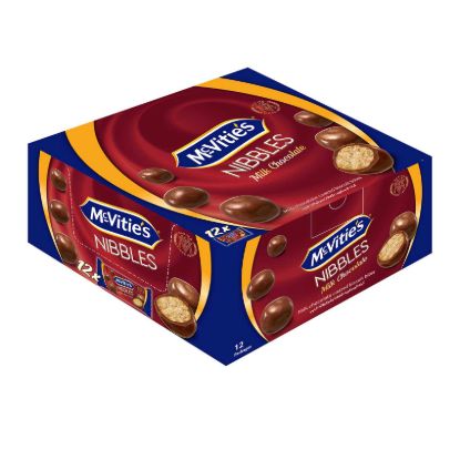صورة مكفتيز دايجستف نيبلز كرات البسكويت مغطاة بالشوكولاتة - 37 جرام - 12 قطعة