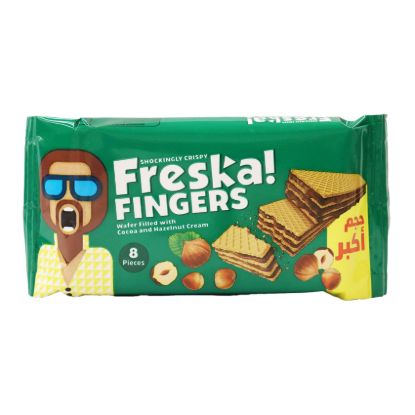 صورة فريسكا فينجرز ويفر محشو بالكاكاو والبندق - 10 أصابع