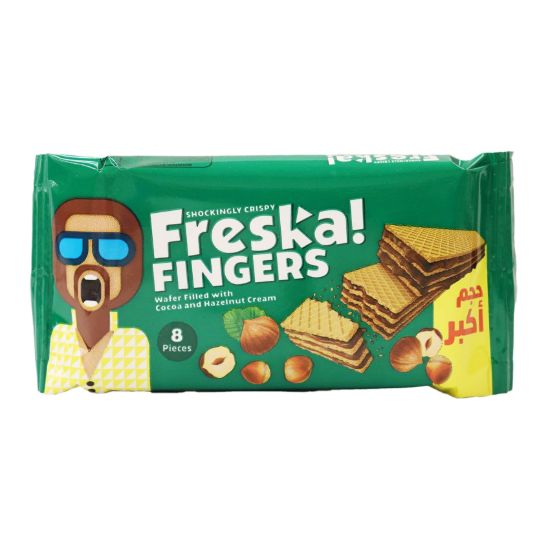 صورة فريسكا فينجرز ويفر محشو بالكاكاو والبندق - 10 أصابع