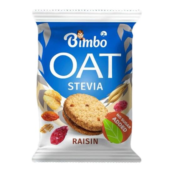 صورة بيميو بسكويت شوفان بالزبيب محلي بالستيفيا - قطعة واحدة