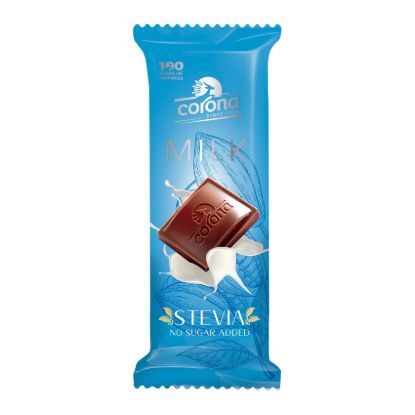 صورة كورونا شوكولاتة الحليب بالستيفيا