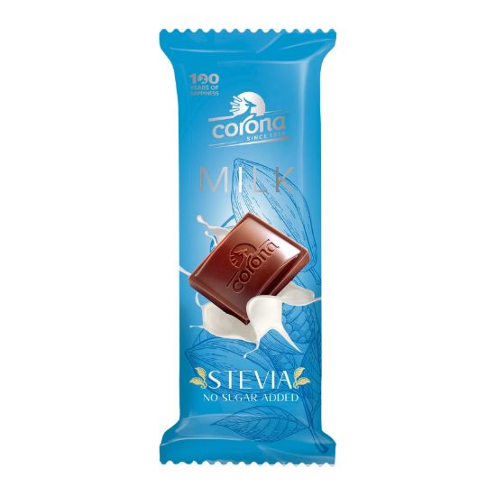 صورة كورونا شوكولاتة الحليب بالستيفيا