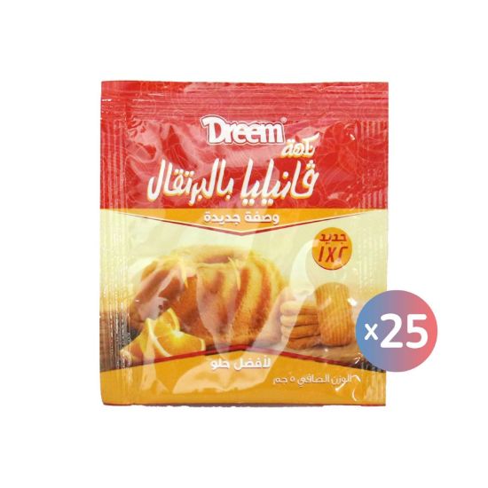 صورة دريم فانيليا بالبرتقال - 5 جرام - 25 كيس