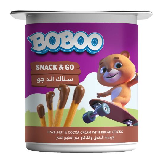 صورة فن داي اصابع خبز مع كريمة البندق والكاكاو - 33 جرام