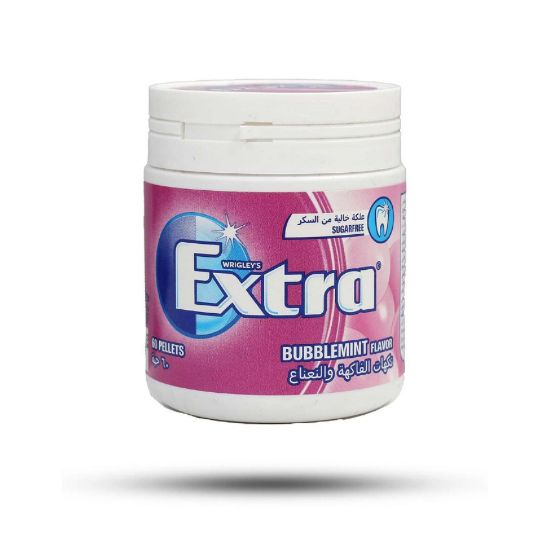 صورة اكسترا لبان خالي من السكر بطعم الفاكهة والنعناع - 60 قطعة