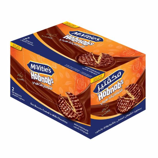 صورة بسكويت الشوفان الذهبي بنكهة الشوكولاتة بالحليب من مكفتيز - 28.5 جم - 12 قطعة