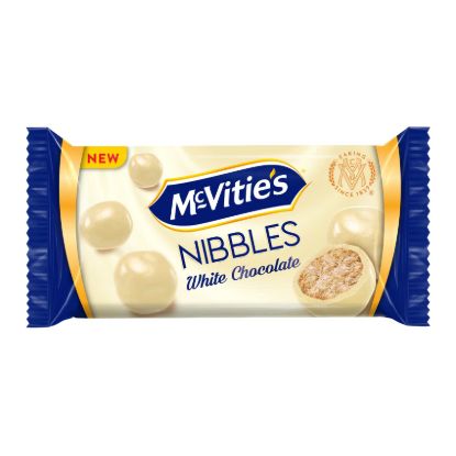صورة كرات بسكويت ماكفيتيز نيبلز بالشوكولاتة البيضاء - 37 جرام