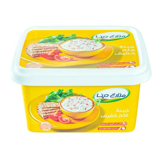 صورة مزارع دينا جبنة ملح خفيف - 450 جرام