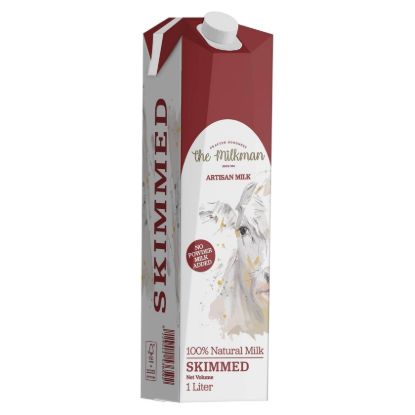 صورة حليب خالي الدسم ذا ميلك مان - 1 لتر